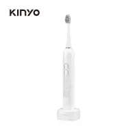 在飛比找博客來優惠-【KINYO】極淨美型聲波電動牙刷|潔牙|智能|洗牙機 ET