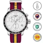 New Tissot Mens Watch Quickster Cleveland Cavaliers Chrono Nato T0954171703713