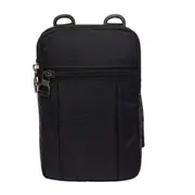 Women Men Light Sports Shoulder Bags Crossbody Bags Outdoor Running Waist Bags Phone Bags BLACK COLOR