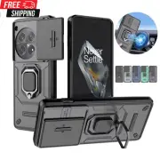 For OnePlus 11 12 Nord Shockproof Armor Phone Case Protection Ring Holder Cover