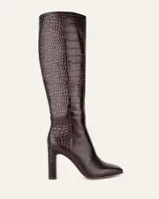 STORMI KNEE BOOTS CHOCOLATE CROC