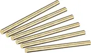 uxcell Brass Rod,6mm,1/4inch Diameter 100mm Length Brass Solid Round Rod Lathe Bar Stock for RC Model Airplane Helicopter DIY Craft 6pcs
