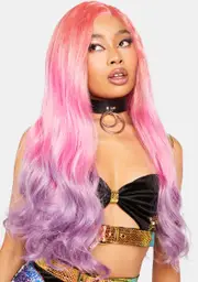 [Lit Unicorns] Tinsel Queen Ombre Wig