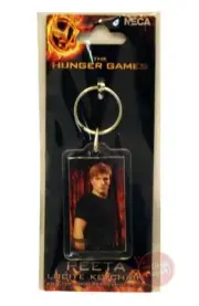 The Hunger Games - Peeta Mellark Lucite Keychain NEW keyring Josh Hutcherson