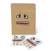 2Pc Decorative Adhesive Skin 3D Shark Sticker For DJI Mavic Pro RC Drone Battery