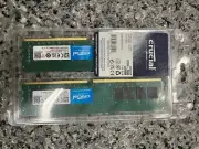 32 GB KIT (2x16GB) Crucial DIMM DDR4-2666 MHz RAM, CT2k1604dfd8266