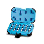 1/4 in. Drive Universal Socket Set, 5-15 mm Metric, 12-Piece