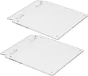 CANIGHT 2pcs Air Conditioner Switch Cover: Central Air Conditioner Thermostat Panel Protective Cover - 86-Type Switch Guard for Water Floor Heating Systems