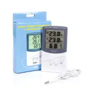 Digital Hygrometer Thermometer Temperature Humidity Monitor with External Probe