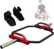 MAAOBR Hex Deadlift Squat Bar, Hex Bar Barbell Trap Bar for Deadlifts Shrugs Squats Farmers Carries, with Anti-Slip Workout Grips, Olympic Barbell for Home Gym Workout, Gym Equipment