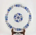 15" Marble Coffee / Side Table Top Semi Precious Stones inlay art Handmade work