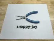 Snap-on Tools PEARL BLUE Soft Grip 5-1/2" Needle Nose Precision Pliers P92055APB
