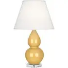 Robert Abbey Small Double Gourd Accent Lamp, Sunset Yellow/Lucite/Pearl - SU13X