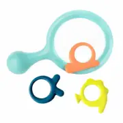 4pc Boon Water Bugs Baby/Kids Bath Floating Toy Fun Play w/ Fishing Net 10m+