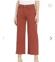 Buffalo David Bitton Women's Leigh Semi High Rise Wide Leg Crop Size 25