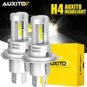 AUXITO 2x H4 LED Globes Headlight Kit Hi/Low Beam 30000LM Brighter White 12V A (for: Porsche)