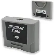 Intec Gaming 1MB Memory Pak, for N64 Memory Card, Storage Expansion Card, Compatible with Nintendo N64 Controller