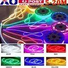 5M 10M LED Neon Strip Light 12V Flexible Rope Tube Waterproof Bar Deco Adv Sign