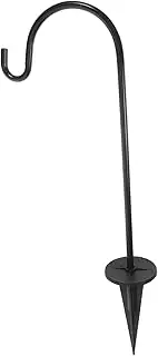 Sosoport Solid Iron Shepherd Hook for Outdoor Garden for Hanging Lanterns Solar Lights Plant Hangers