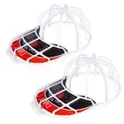 Der Rose 2 Pack Baseball Hat Washer for Washing Machine,Cap Washer Frame Cage