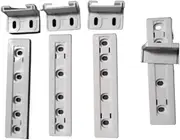 Fridge Door Slide Rail Mounting Kit Refrigerator Door Sliding Guide Integrated Cupboard Built in Kit