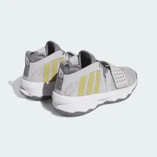 【adidas 愛迪達】籃球鞋 男鞋 運動鞋 包覆 緩震 DAME 8 EXTPLY 灰 IG8086