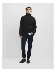 [Country Road] Moleskin Funnel Neck Jacket in Graphite