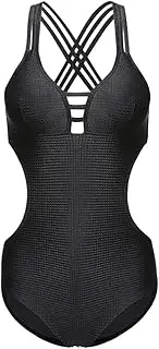 Hot Spring Swimsuit Women's One-Piece Bikini, Cover Belly Reveals Thin Open Back Swimsuit
