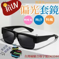 在飛比找蝦皮購物優惠-【台灣製造】視線_抗Uv400偏光太陽眼鏡 半框套鏡 寶麗萊