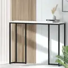 Artiss Console Table Hallway Entry Hall Modern Tall Marble Display Desk White