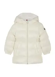 Moncler Kids Alis Quilted Shell Parka - Cream 18 months