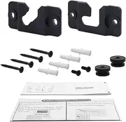 1 Pair of Black Wall Mount Bracket AH96-03064A for Samsung Soundbar HWH750 HW-H750 HW-H450 HW-J355 HWH751 HW-H751 HWJM25 HW-JM25 HWJM45C HW-JM45C HW-JM45C/ZA Soundbar Wall Hooks