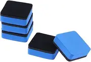 KALLORY 24 Pcs Magnetic White Board Eraser for Home School Office Blue Strong Magnets for Easy Attachment for Teachers Students Essential School Supplies