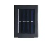 2 LED Solar Wall Lamp Outdoor Waterproof Up and Down Luminous Lighting Garden Decoration Solar Lights Stairs Fence Sunlight Lamp Warm White