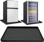 Mini Fridge Silicone Mat with Raised Edges, Washer and Dryer Top Protector Mat,2