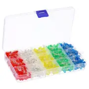 500Pcs 5mm Light Emitting Diodes, LED Diodes, 5 Colors