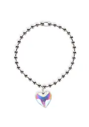 Heart Of Glass Bead Necklace