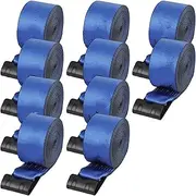 Manual winch Winch Straps Truck Straps with Flat Hook Flatbed Tie Downs Cargo Control for Trailers Farms Rescues Cable Puller(40ft)