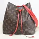 【8.5成新】茱麗葉精品 Louis Vuitton LV M44021 Neonoe 經典花紋肩斜兩用水桶包#959現金價$32,800