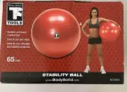 Body Solid 65 cm Durable Anti-Burst Exercise Ball For Core Strength New