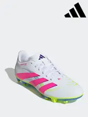 adidas Grey/Pink Adult Predator Club Firm/Multi Ground Boots (AG9997) | $115