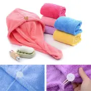 Girl's Hair Drying Hat Quick-dry Hair Towel Cap Hat Bath Hat Microfiber Wrap