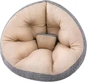Artiss Floor Lounge Sofa Bed Chair Foldable Lazy Couch Chaise Washable Beige