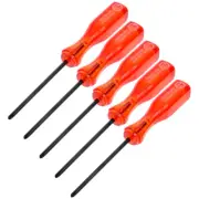 5 Pcs Triwing Y-tip Screwdriver Impact Triangle Bits Three Prong Security Boy