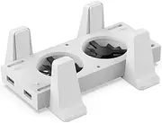 3 in 1 Functions Vertical Stand Holder External Cooler 2 USB Ports Fans 3 Speeds For Xbox Series S Console Gaming Device Parts Accessories