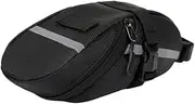 Ｓｉｍｈｏａ Bike Saddle Bag Bike Seat Bag Bicycle Saddle Bag Wedge Pack Under Seat Seat Pack Bicycle Bag, Black