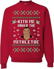 [Pure Essence] Merry Mike Tyson Ugly Christmas Sweater Unisex Crewneck Graphic Sweatshirt
