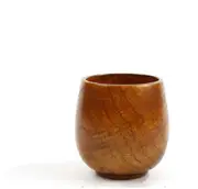 2Pcs Wooden wine glass Japanese tea cup homestay water cup coffee cup