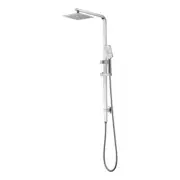 Vibe Chrome Square Full Rail Multifuction Sliding Shower Set Rail