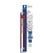 Staedtler Tradition Graphite Pencils 4B 3 Pack
